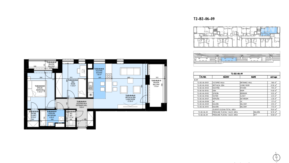 Na predaj priestranný 3 izbový byt v novostavbe Slnečnice - Ul. Zuzany Chalupovej, Bratislava - Petržalka