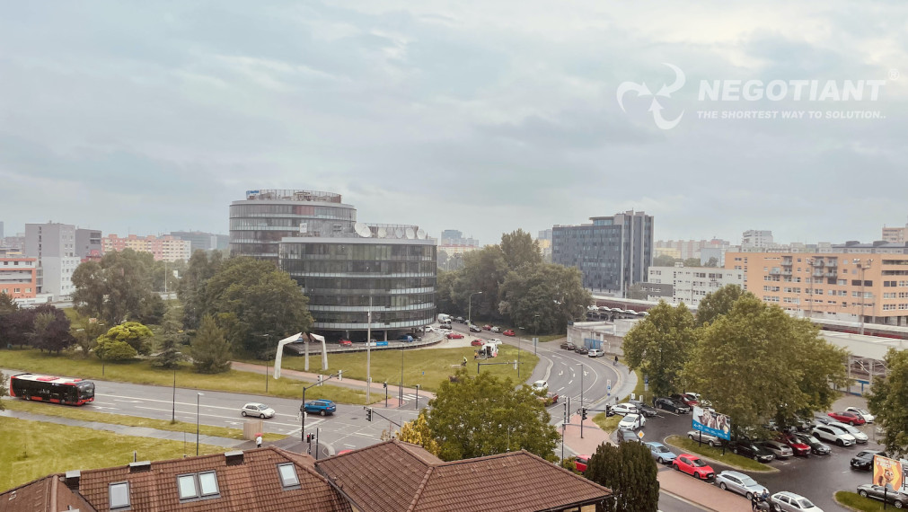 Na predaj priestranný 2 izbový byt s loggiou v bytovej časti Brana komplexu Vienna Gate.